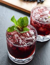 Gin Blueberry Smash